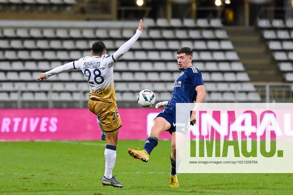 Gueho ( 33 PFC ) Elies MAHMOUD ( 28 Le Havre ) FOOTBALL Paris FC vs Havre AC Ligue 2 3