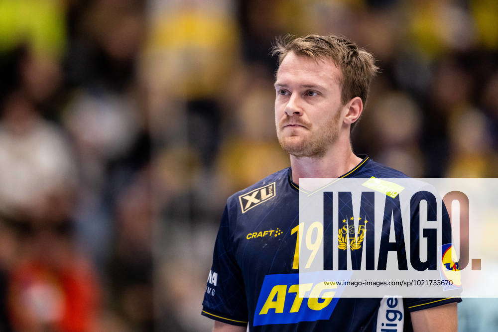 230106 Felix Claar of Sweden during the international friendly Handball ...