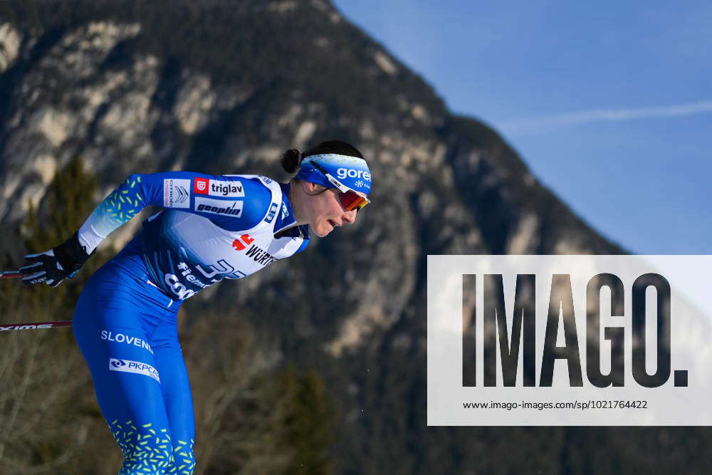 230107 Eva Urevc Of Slovenia Competes In Women?s 15km Mass Start During ...