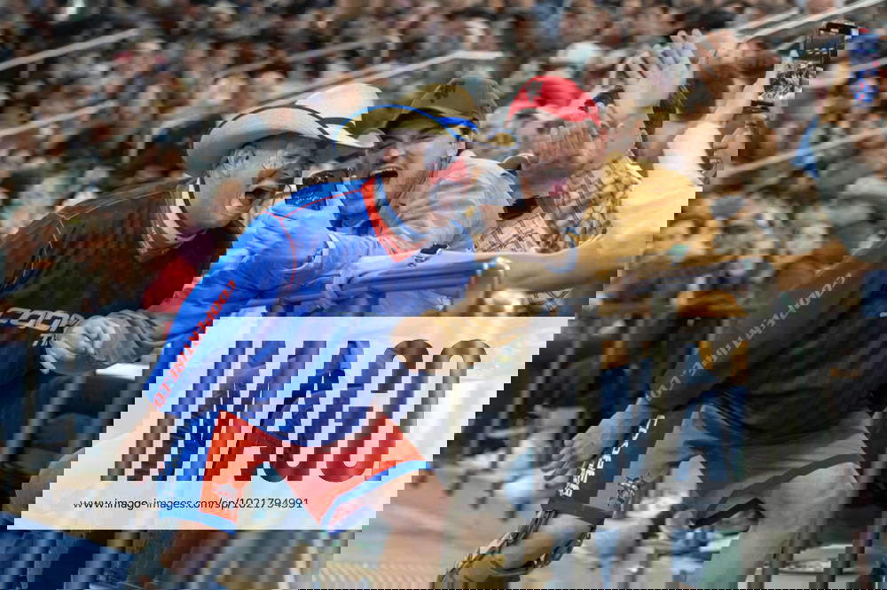 January 6, 2023, New York, United States PBR barrelman Flint Rasmussen