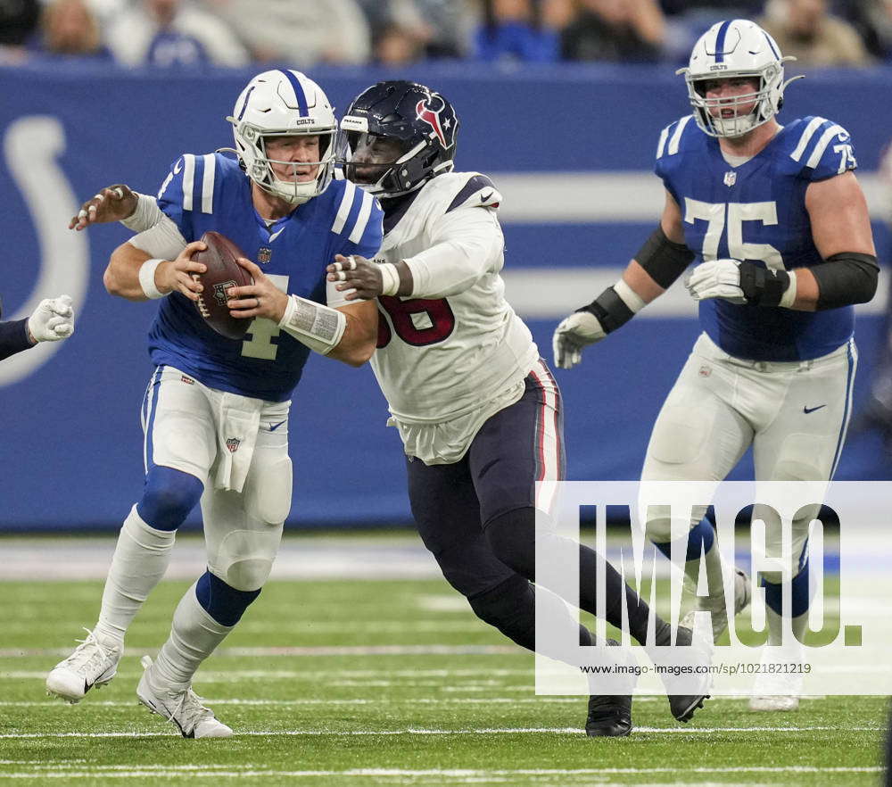 NFL, American Football Herren, USA Houston Texans at Indianapolis Colts Jan  8, 2023; Indianapolis