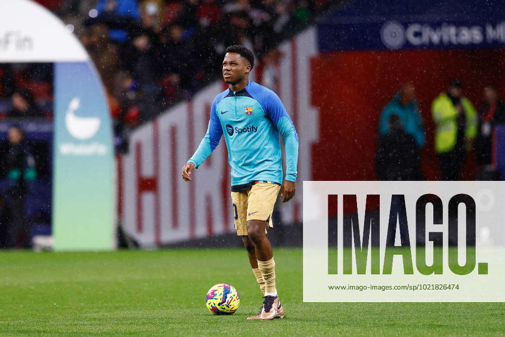 January 8, 2023, Madrid, Madrid, Spain: Ansu Fati of FC Barcelona during La  Liga football match between Atletico de Madrid and FC Barcelona at Civitas  Metropolitano Stadium in Madrid, Spain, January 8