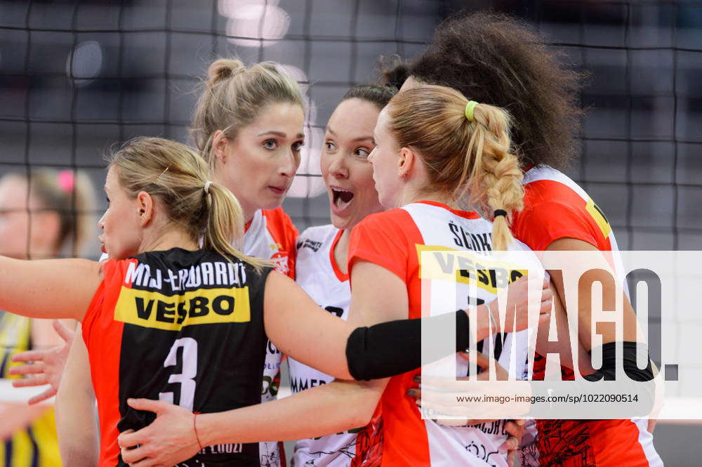 11.01.2023 - Lodz , Arena , siatkowka , CEV Champions League Volley ...