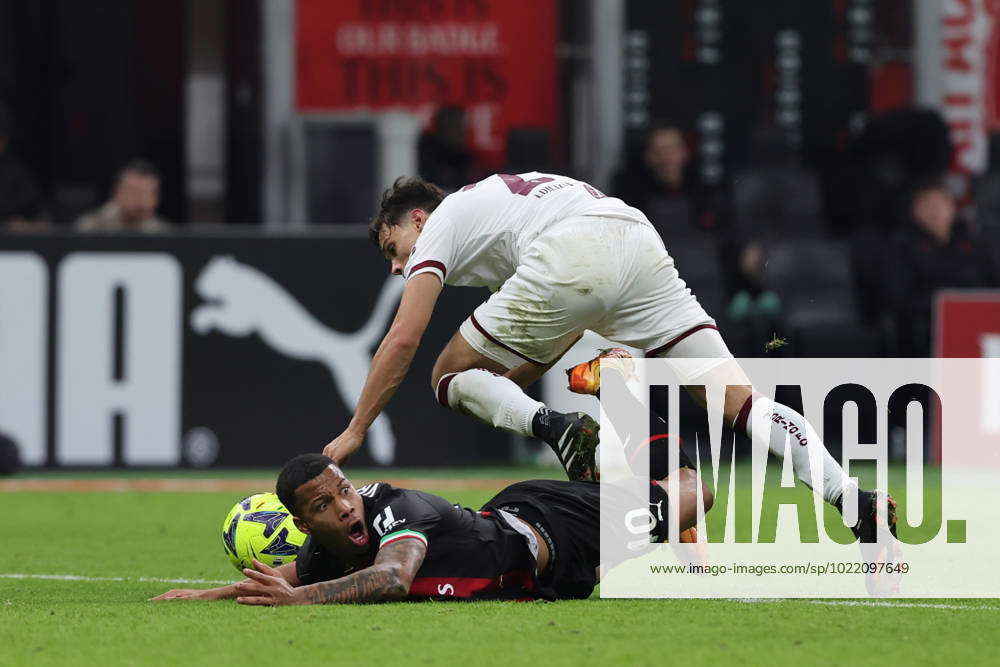AC Milan v Torino FC - Coppa Italia Aster Vranckx of AC Milan competes ...