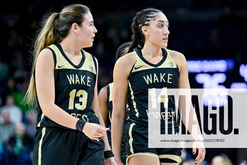 Ncaa College League Usa Womens Basketball Wake Forest At Notre Dame