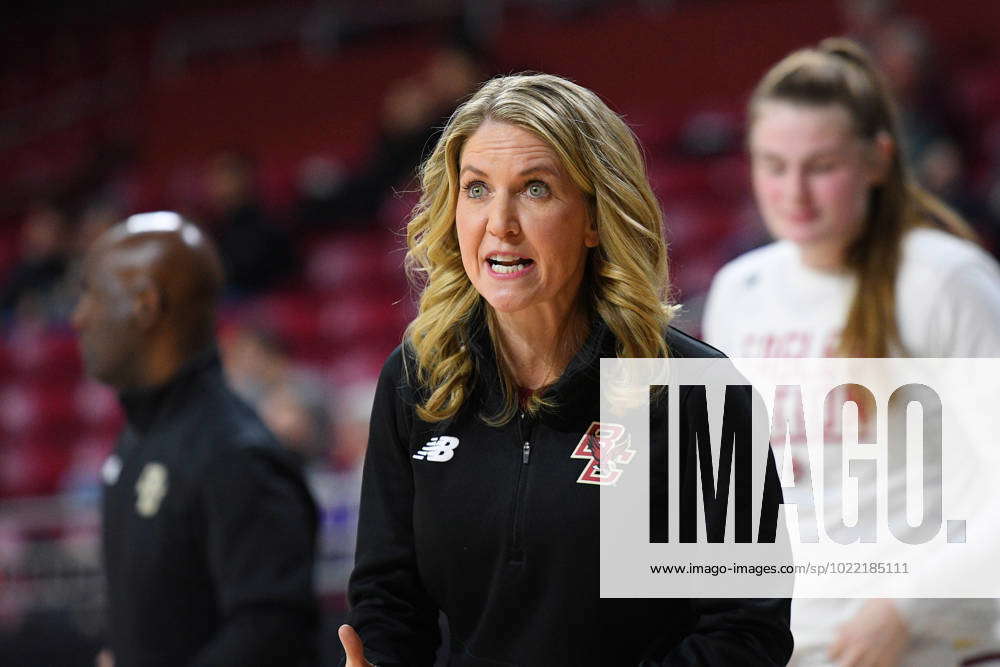 CHESTNUT HILL, MA - JANUARY 12: Boston College Eagles head coach Joanna ...