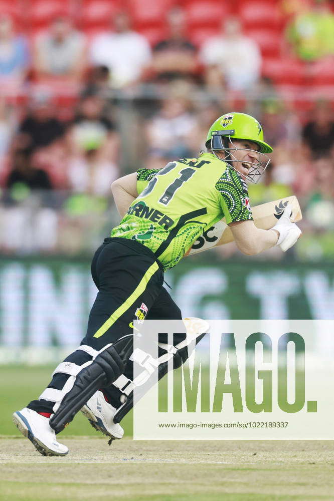 CRICKET BBL THUNDER SCORCHERS, David Warner of the Thunder bats during ...