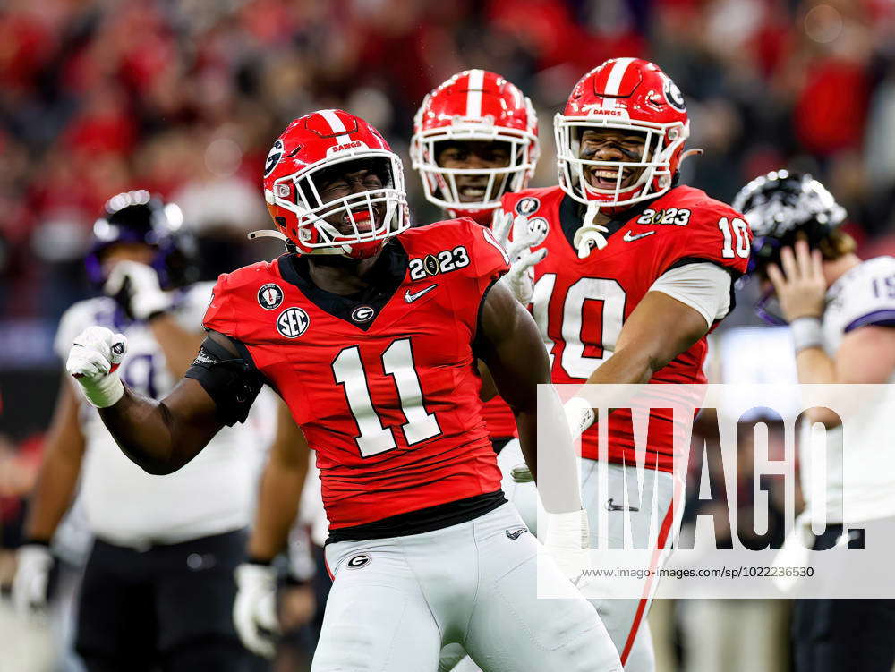 January 9, 2023 Inglewood, CA..Georgia Bulldogs Linebacker Jalon Walker ...