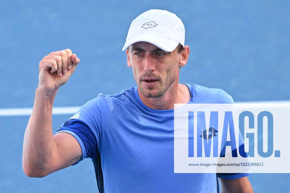 TENNIS AUSTRALIAN OPEN, John Millman of Australia celebrates winning a