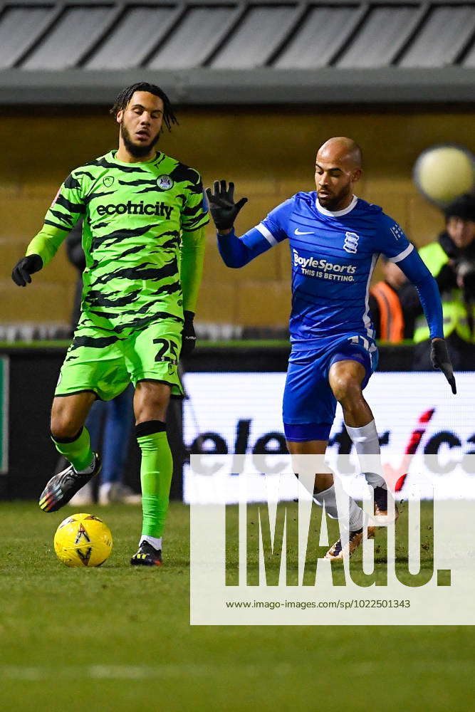 Forest Green Rovers V Birmingham City FA Cup Myles Peart-Harris (25) Of ...