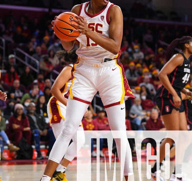 LOS ANGELES, CA - JANUARY 15: USC Trojans forward Rayah Marshall (13 ...