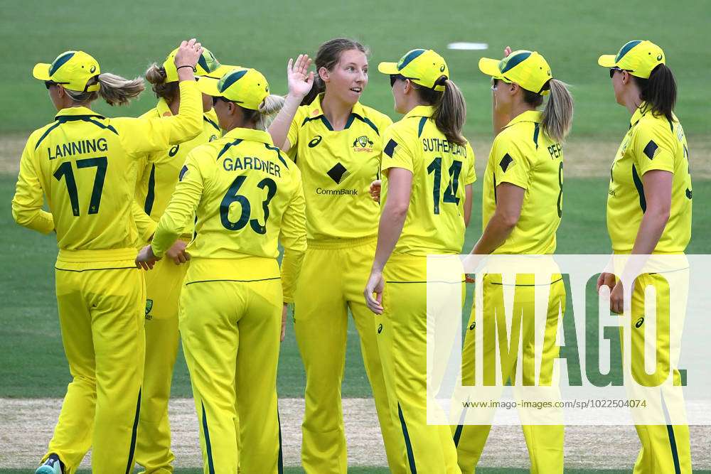 Cricket Australia Pakistan Women Darcie Brown Of Australia Celebrates A Wicket During The Women S