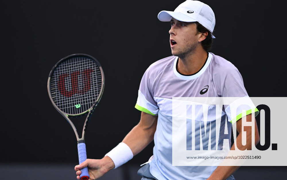 Tennis Australian Open Aleksandar Vukic Of Australia In Action During