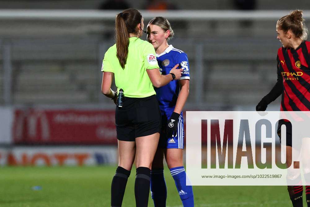 Leicester City Women V Manchester City Women Fa Women S Continental Cup 18 01 2023 Referee Melissa