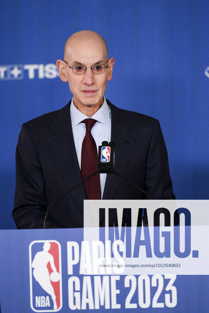 Adam Silver Commissioner De La Nba Basketball Herren Usa Basketball Nba Paris Game Pari