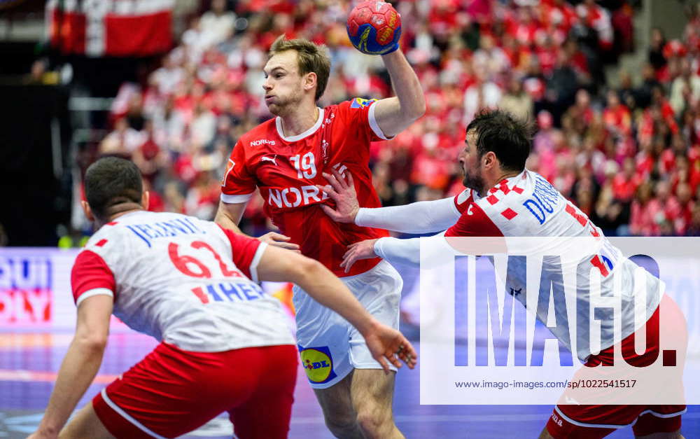 230119 Mathias Gidsel of Denmark during the 2023 IHF World Mens ...