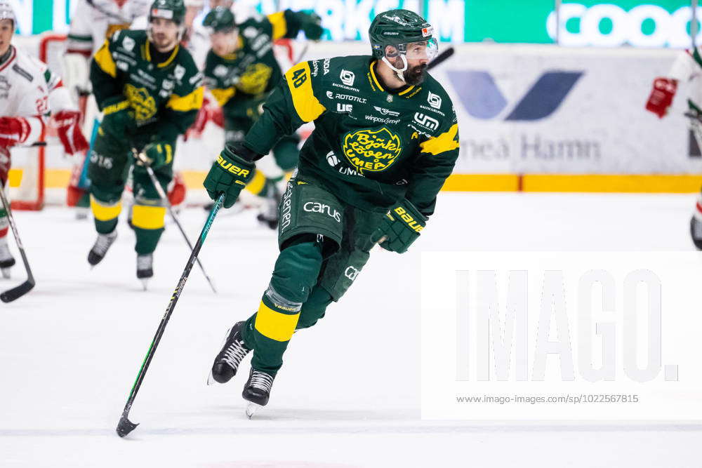 230120 Björklövens Daniel Rahimi Under Ishockeymatchen I Hockeyallsvenskan Mellan Björklöven Och 