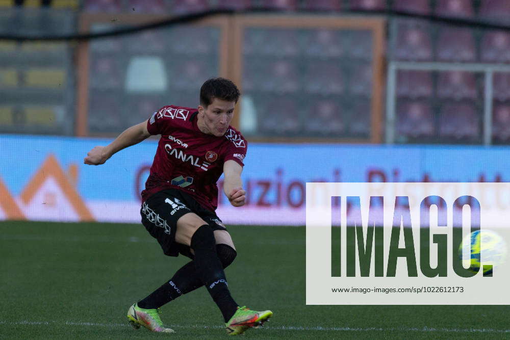 Fabbian Giovanni Reggina Shot During Reggina Vs Ternana Calcio Italian Soccer Serie B Match In