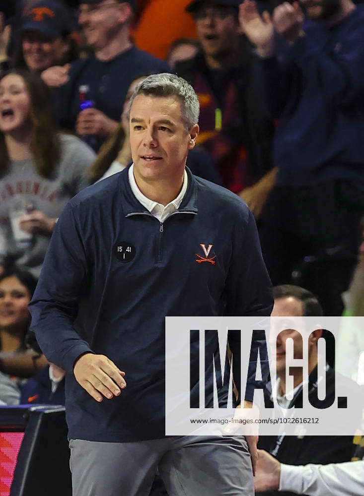 January 21, 2023: Virginia Men S Basketball Coach Tony Bennett Coaching ...