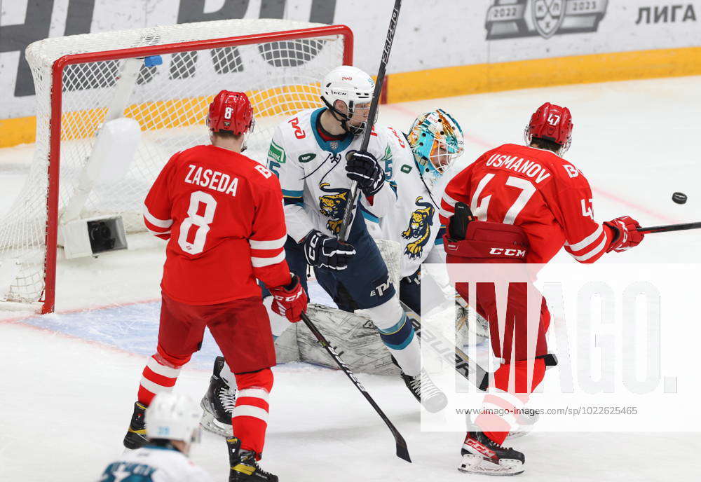 Russia Moscow January Hc Spartak Moscow S Matvei Zaseda Hc Sochi S Fyodor