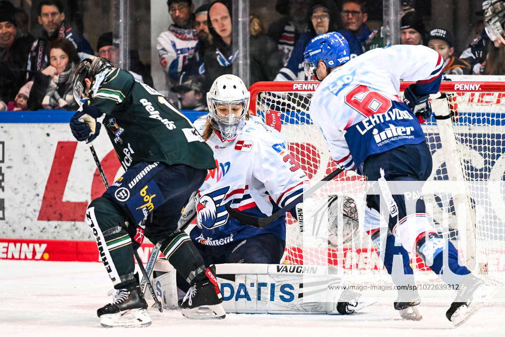 Eric Cornel (Iserlohn Roosters, 18) Arno Tiefensee (Adler Mannheim, 30 ...