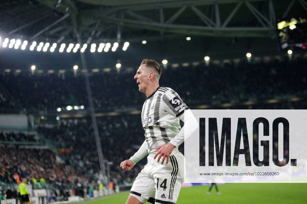 Arkadiusz Milik Of Juventus Fc Celebrating After Scoring A Goal During