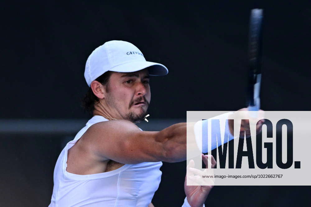 TENNIS AUSTRALIAN OPEN, JJ Wolf of the United States in action during