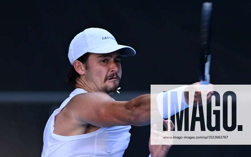 TENNIS AUSTRALIAN OPEN, JJ Wolf of the United States in action during