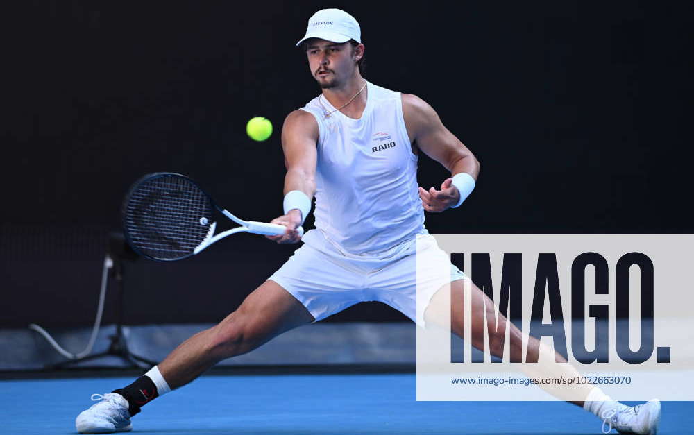 TENNIS AUSTRALIAN OPEN, JJ Wolf of the United States in action during