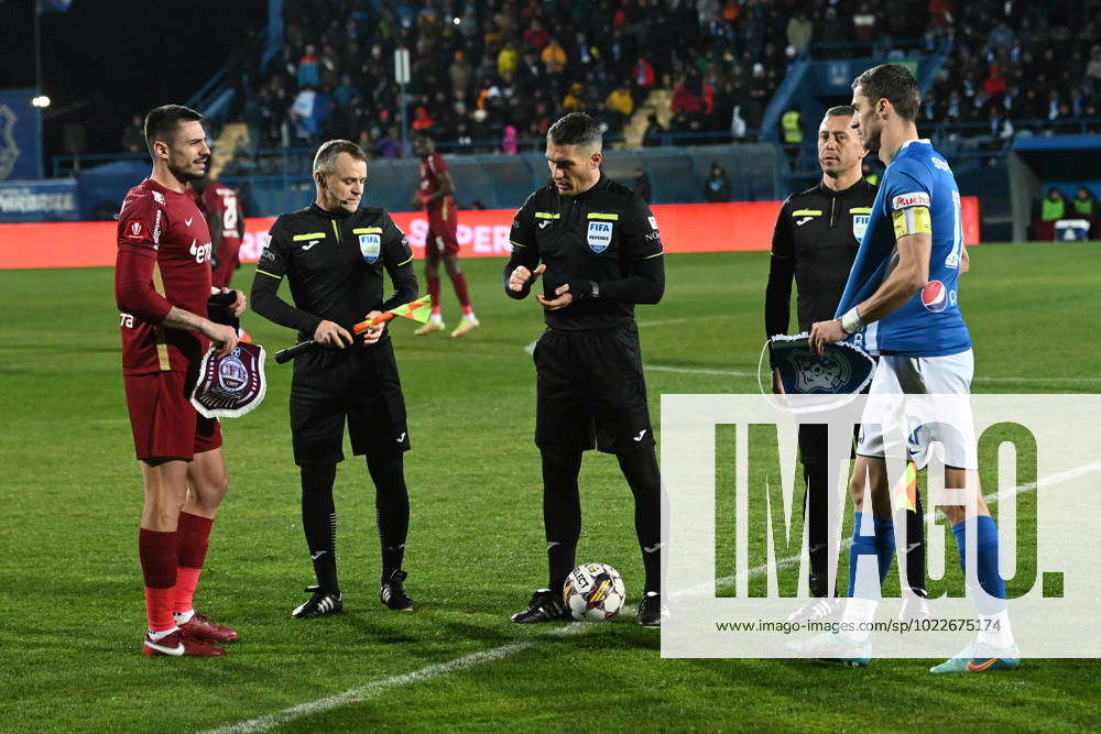 The team of referees formed by Vasile Marinescu, Istvan Kovacs and ...