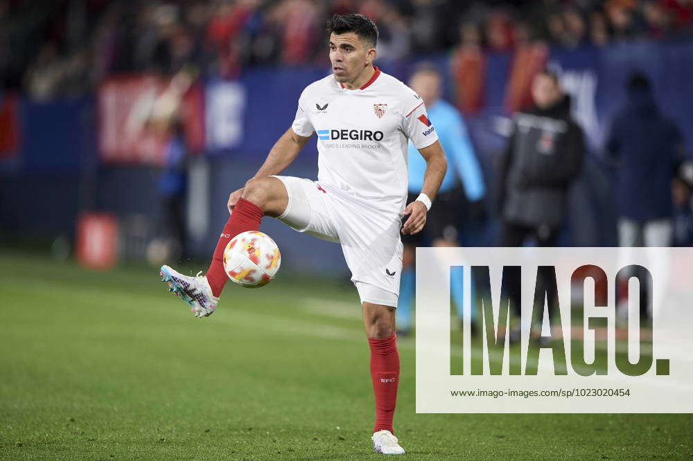 Esp Ca Osasuna Sevilla Fc Copa Del Rey Quarter Final Marcos Javier Acuna Of Sevilla Fc During