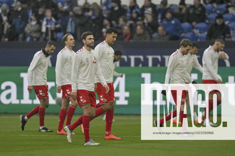 The Team Of Koeln Warming Up 29 01 2023 Football FC Schalke 04 Vs 1 FC ...