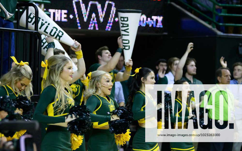 January 28 2023 Baylor Bears Cheerleaders During The 2nd Half Of The Ncaa College League Usa Bask