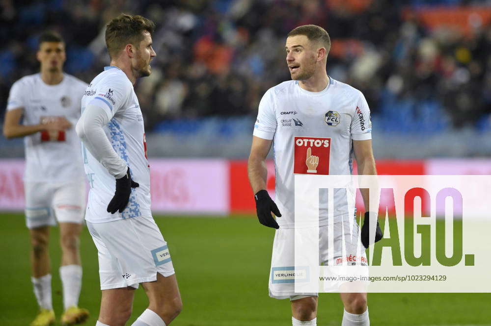 Pascal Schürpf, re. Denis Simani, FCL, FC Basel FC Luzern, Super League ...