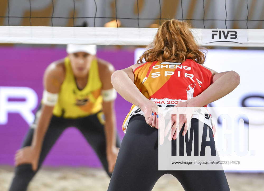 Women s Volleyball World Beach Pro Tour Finals In Doha Kelly Cheng of ...