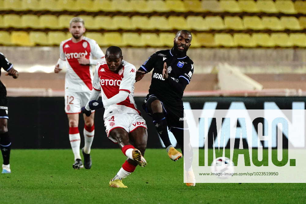 Mohamed Camara (AS Monaco) - Youssouf M Changama (AJ Auxerre) FOOTBALL ...