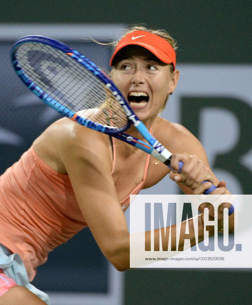 Tennis: BNP Paribas Open-Azarenka Vs Sharapova Mar 16, 2015; Indian ...