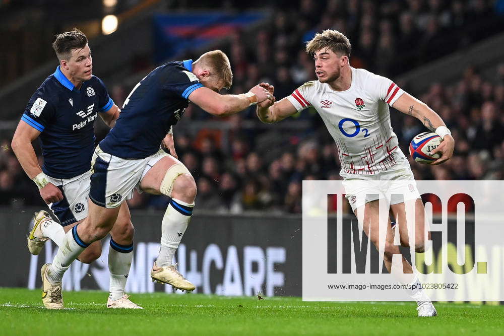 2023 Guinness 6 Nations England V Scotland Ollie Hassell-Collins Of ...