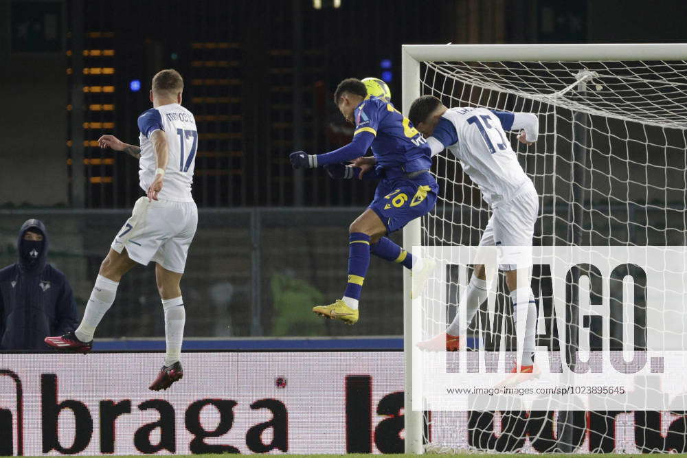 February 6, 2023, VERONA: Hellas Verona S Cyril Ngonge Scores The Goal ...