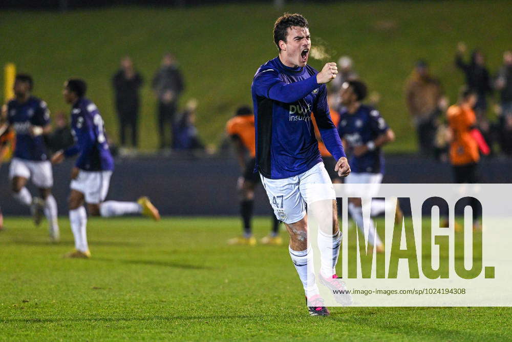 BELGIUM SOCCER CPL D22 KMSK DEINZE VS RSCA FUTURES Lucas Lissens (47) of RSC  Anderlecht pictured