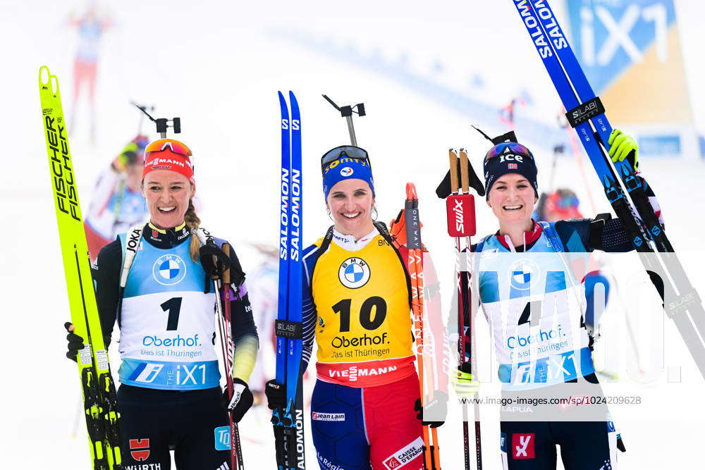 230212 Denise Herrmann wick of Germany, Julia Simon of France and Marte ...