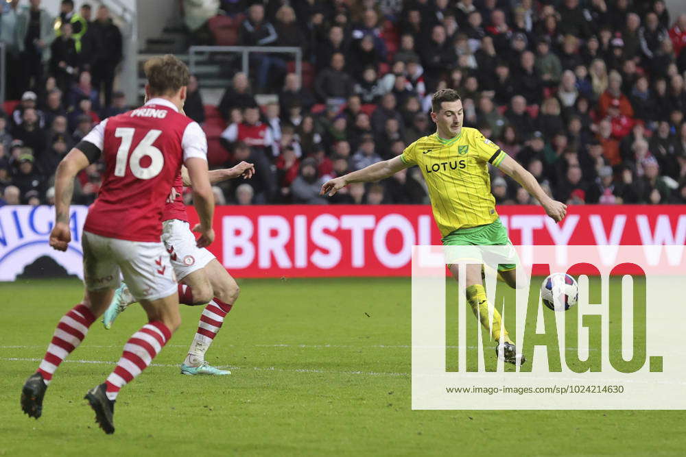 Bristol City v Norwich City Sky Bet Championship Joe Williams of