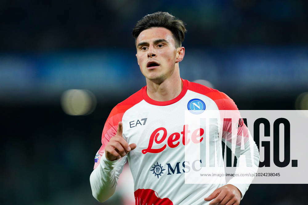 Eljif Elmas Of SSC Napoli Celebrates After Scoring Third Goal During ...