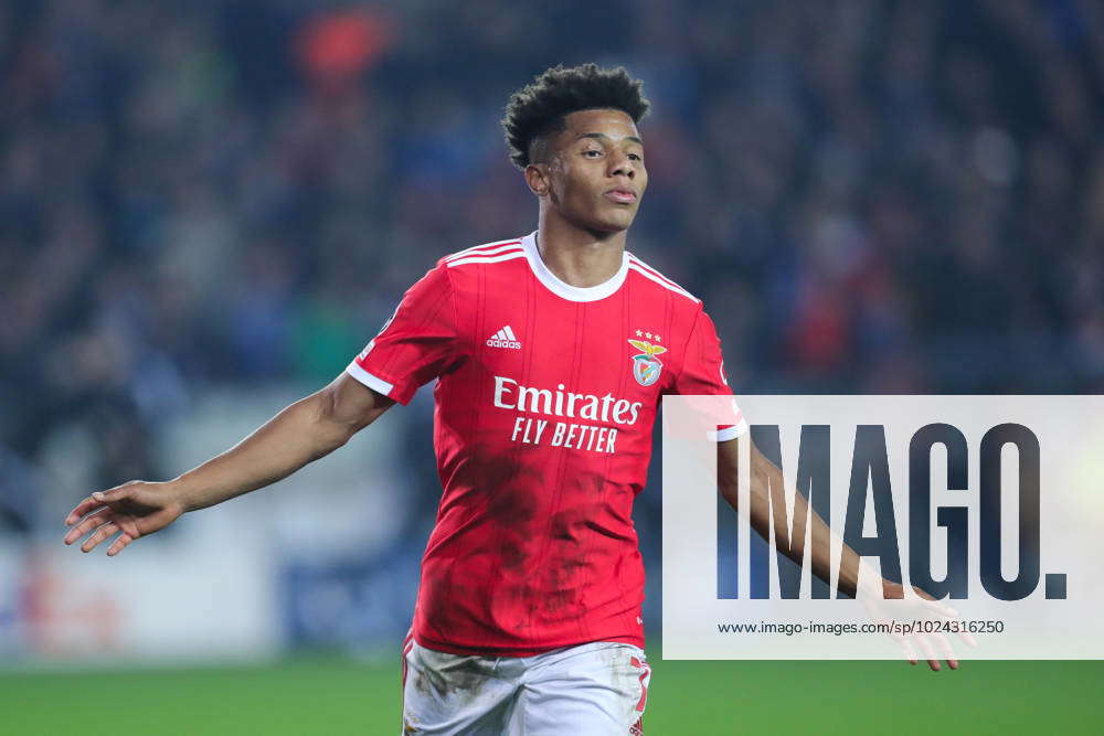 230216) -- BRUGES, Feb. 16, 2023 -- David Neres of Benfica