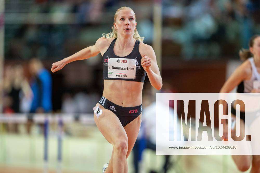 Swiss Indoor Championships, St Gallen 19 02 2023 Meret Baumgartner STB  Athletics in womens 60 m