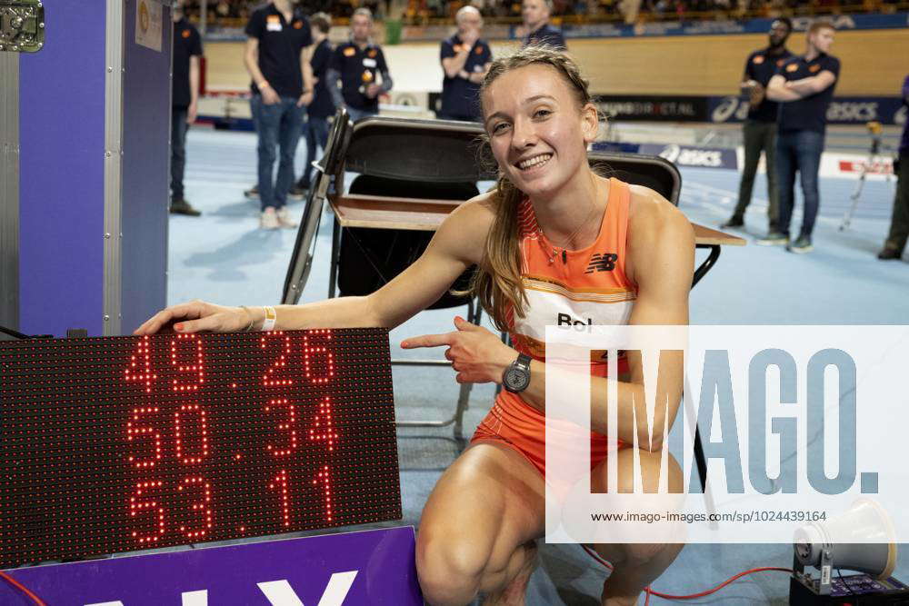 Apeldoorn Femke Bol With World Record In The 400m During The Second Day Of The Dutch Indoor 