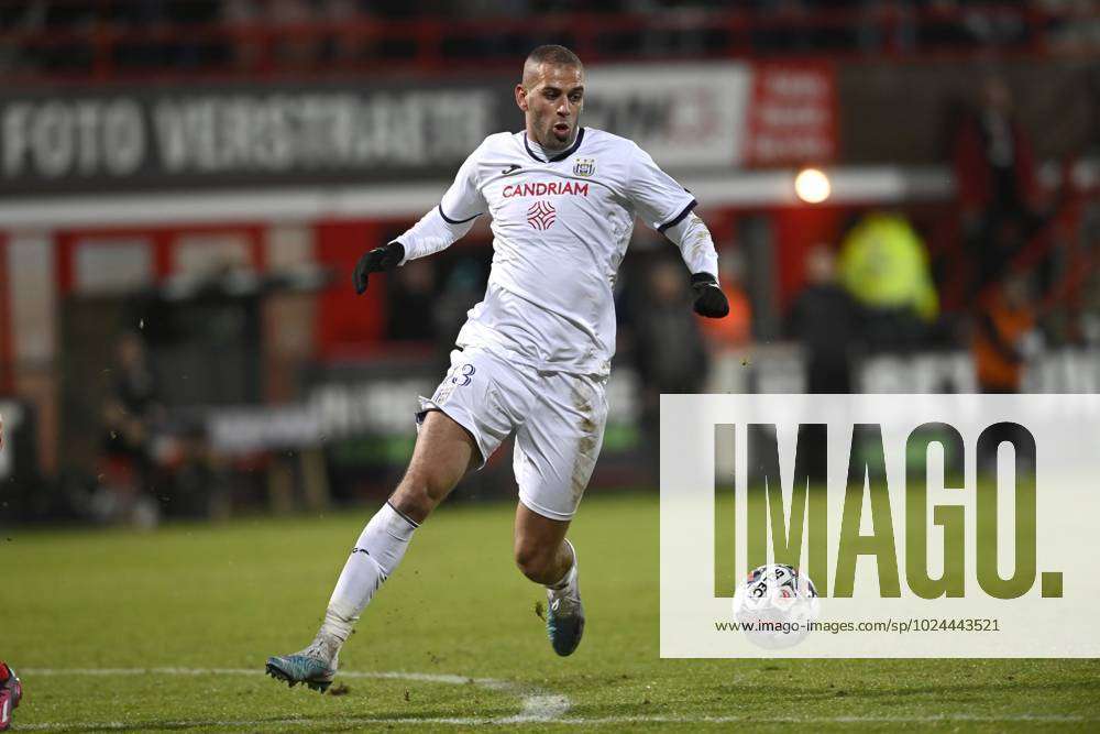 Anderlecht's Islam Slimani pictured during a soccer match between
