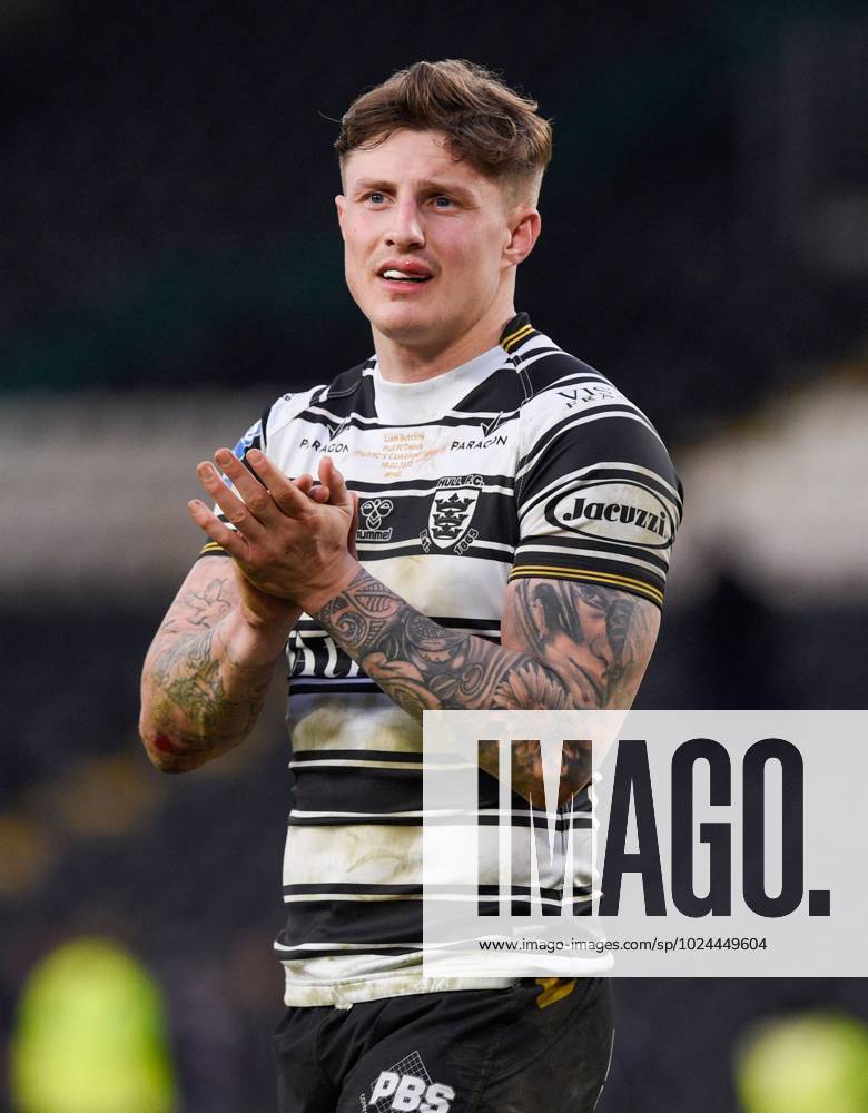 Mandatory Credit Photo By Greig Cowie Shutterstock 13770306ca Hull Fc S Liam Sutcliffe Applauds T