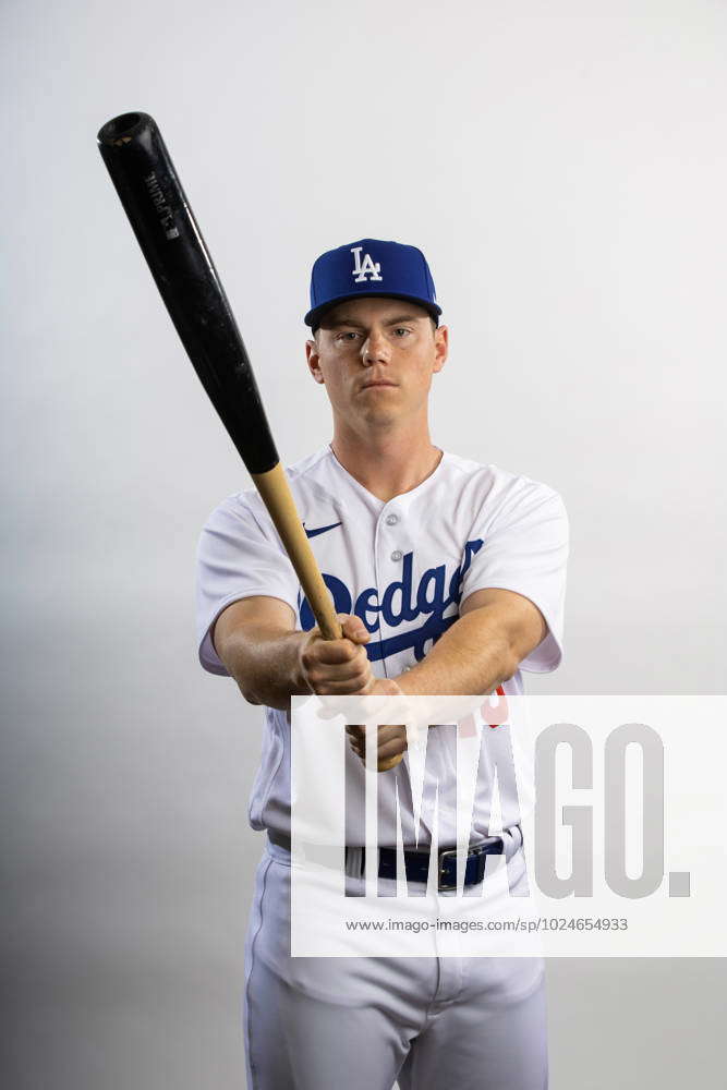 Los Angeles Dodgers catcher Will Smith poses for a portrait during