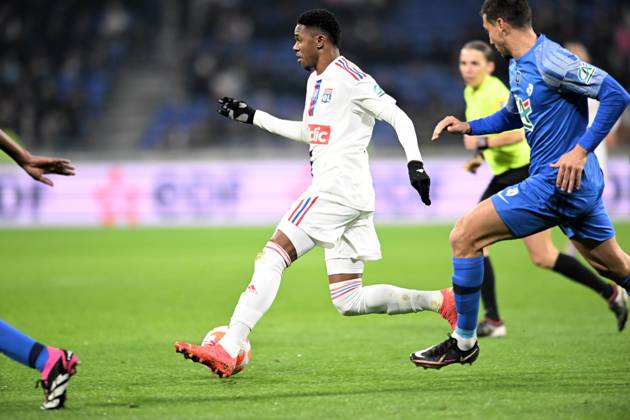 Jeffinho (lyon) FOOTBALL: Olympique Lyonnais vs Grenoble Foot 38 - 1 4  Coupe de France